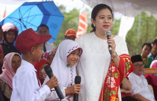 Ke Daerah Langganan Kekeringan di Jateng, Puan Sekaligus Cek harga Sembako