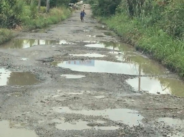 GoNews.co Kondisi jalan Provinsi Sipirok
