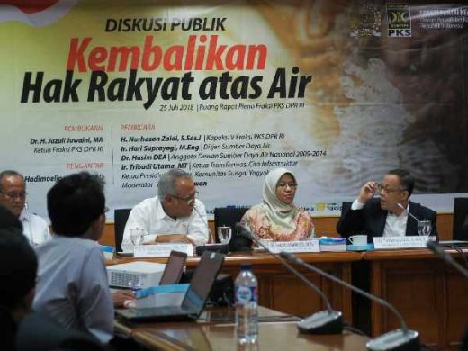 Fraksi PKS Gelar Diskusi Publik RUU Sumber Daya Air