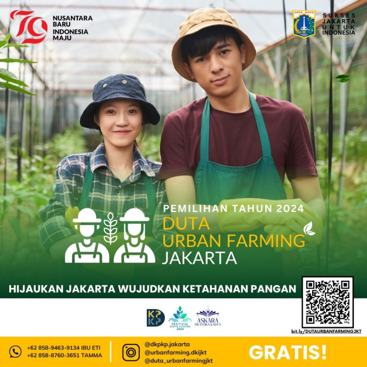 Yuk.. Buruan Daftar Jadi Duta Urban Farming Tahun 2024