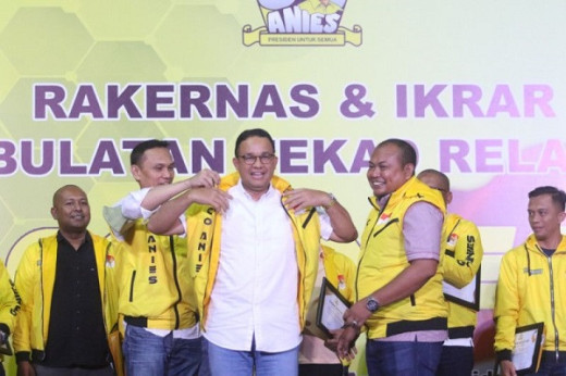 Politikus Golkar Pimpin Deklarasi Relawan Go-Anies, Dukung Anies jadi Presiden 2024