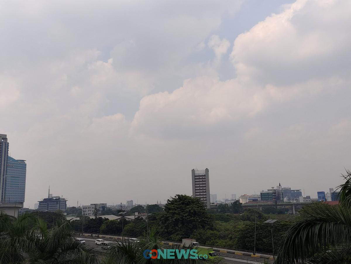 Cuaca Berawan Dominan Payungi Jakarta Hari Ini