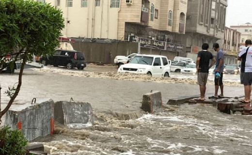 Jeddah Arab Saudi Diterjang Banjir Bandang, Dua Orang Meninggal Dunia