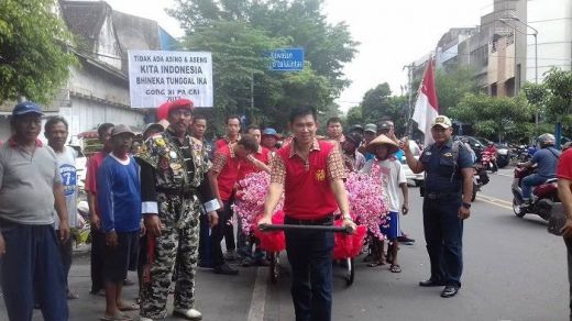 Kembali Aksi di Solo, Kopral Bagyo: Tidak Ada Asing dan Aseng, Kita Indonesia