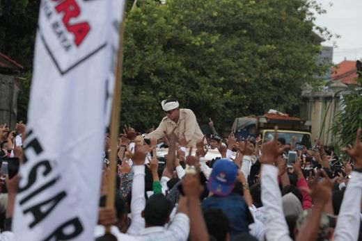 Prabowo Tegur Pendukungnya yang Menjelekkan Jokowi saat Kampanye di Bali