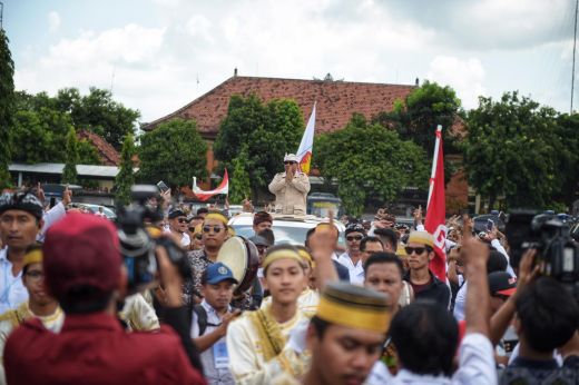 Di Denpasar Bali, Prabowo: Lebih Baik Saya Hancur Daripada Rakyat Saya Menderita