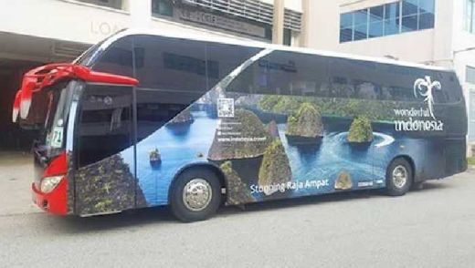 Indonesia Terlibat di Euro 2016 Paris, Bus Wonderful Indonesia Keliling Kota Selama Piala Eropa