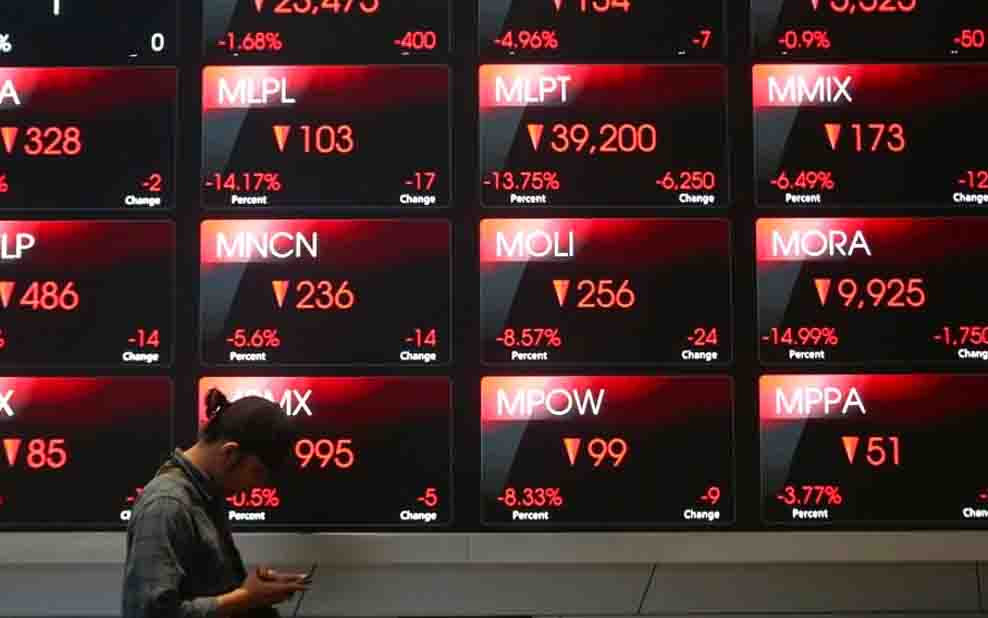 Data BEI Catat 562 Saham Melemah Nilai Tukar Rupiah Terkerek