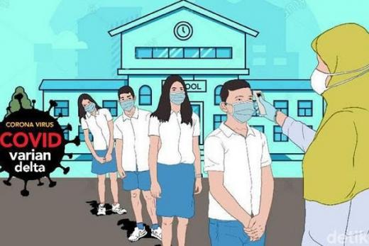 PTM Cuma 3 Jam, Orang Tua Diminta Aktif Cegah Klaster Sekolah