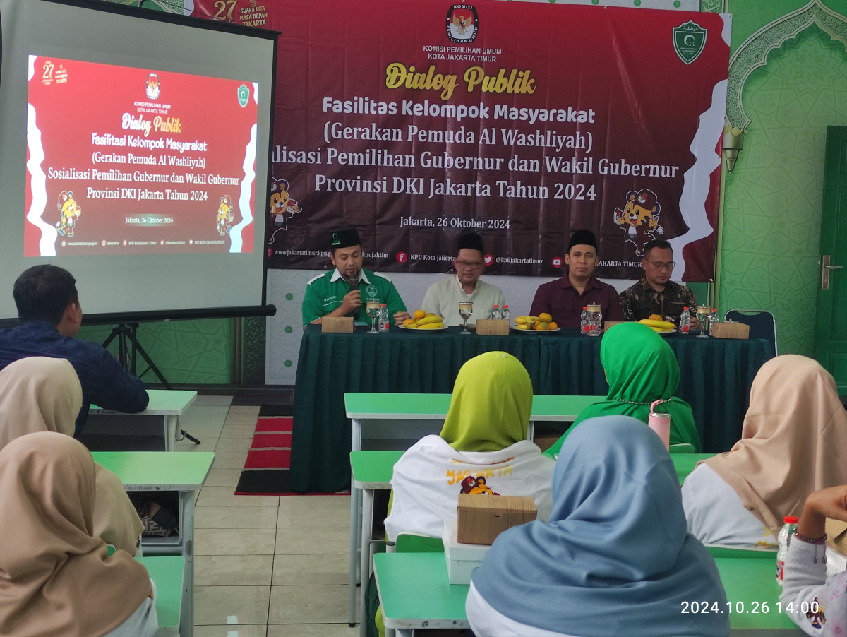 KPU Jakarta Timur Ajak Gerakan Pemuda Al Wasliyah Sukseskan Pilkada Jakarta