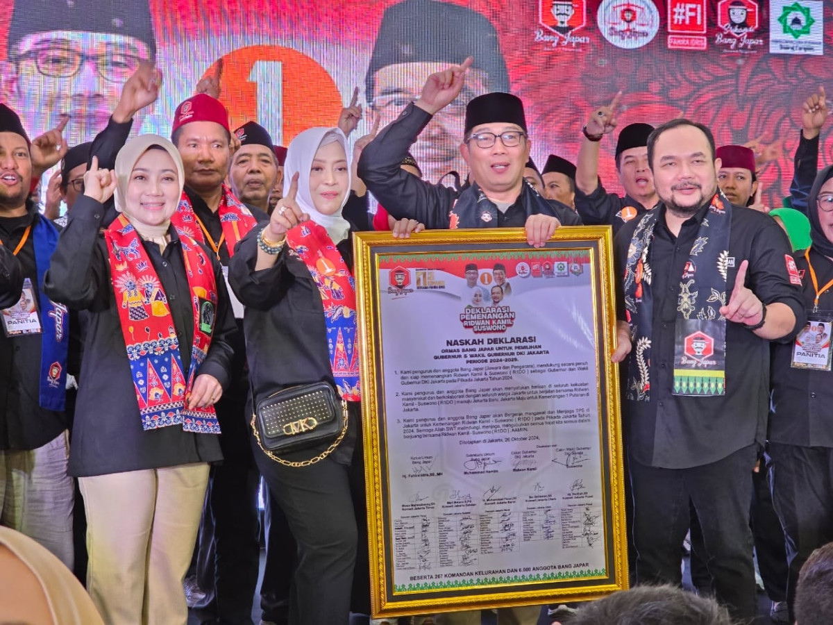 Ormas Bang Japar Gaspol Menangkan RK-Suswono Satu Putaran
