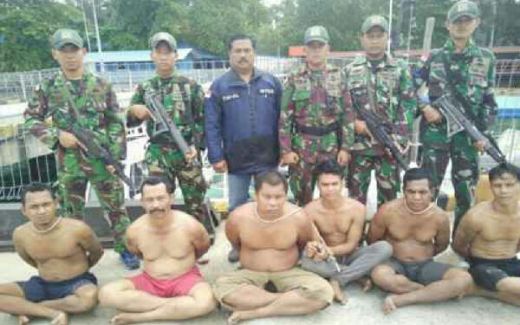 TNI AL Ringkus Komplotan Perompak Saat Akan Beraksi di Selat Malaka Dinihari