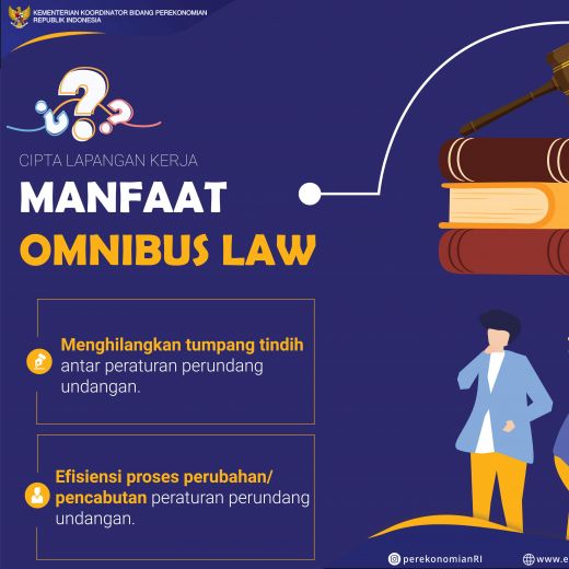 Pemerintah Siap Ajukan RUU Omnibus Law Cipta Lapangan Kerja dan RUU Omnibus Law Perpajakan