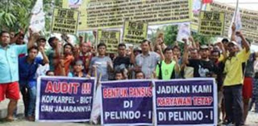 Jalan Kaki dari Medan, Ratusan Buruh Nyaris Berenang Seberangi Selat Sunda Agar Bisa Bertemu Jokowi