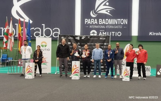 Para-Bulu Tangkis Indonesia Raih 7 Emas di Spanish Para Badminton International 2023