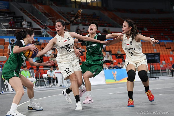 Rama Senang Timnas Basket 3X3 Putri Melaju ke Babak 16 Besar