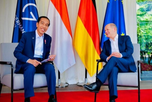Bertemu Kanselir Jerman, Jokowi Bahas Penguatan Kerja Sama Ekonomi
