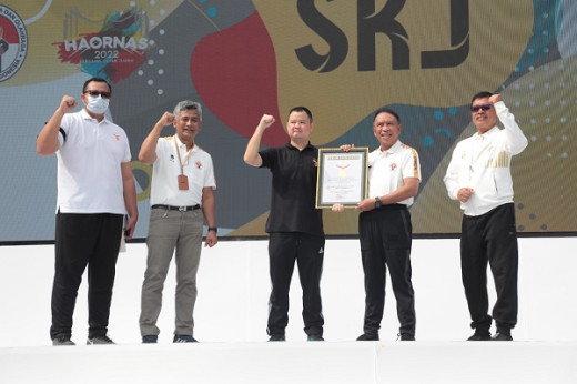 SKJ Pelajar Pecahkan Rekor MURI, Menpora Amali Minta Komponen Bangsa Dorong Pelajar Sehat dan Bugar