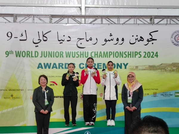 Usai Raih Emas PON XXI/2024, Agni Kembali Jadi Bintang di Kejuaraan Dunia Wushu Junior 2024