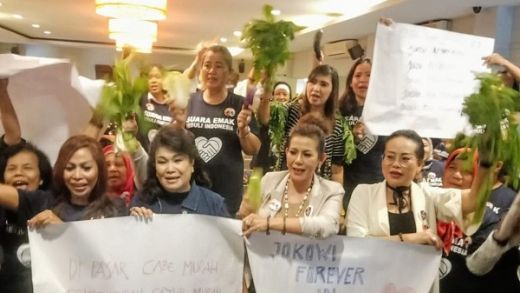 Dukung Jokowi-Maruf Amin, Kelompok Ibu-Ibu Ini Kampanyekan Harga Murah