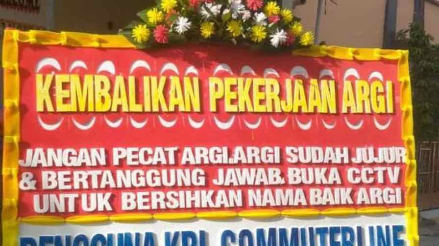 Viral Kasus Tumbler Hilang, Karangan Bunga ‘Selamatkan Argi’ Terpajang di Rawa Buntu