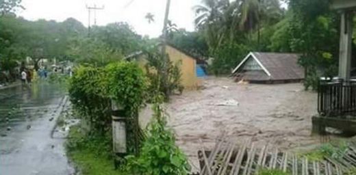 Gudang Penyimpanan Jebol, Ribuan Ton Beras Milik Bulog Rusak Terendam Banjir