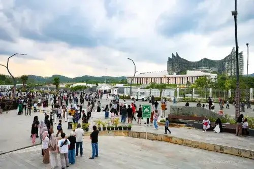 Libur Lebaran di IKN Sedot 143 Ribu Pengunjung Melampaui Fungsi Pemerintahan