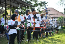 Timnas Pelatnas Para-Panahan Indonesia Ikuti Bogor Open Archery Champhionship 2022