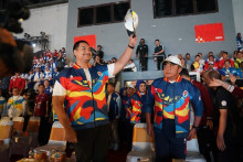 Menpora Dito Bersama Gubernur Sumsel Resmi Buka POPNAS XVI Tahun 2023 Palembang