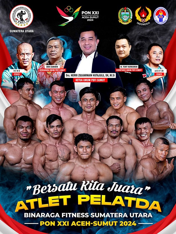 Venue Binaraga dan Fitness Mewah, PBFI Sumut Targetkan 5 Medali Emas