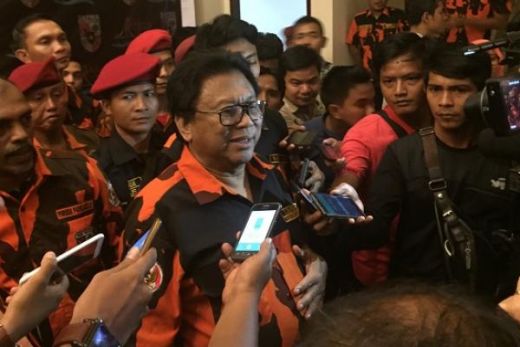 Buka Rakernas Sapma PP di Pekanbaru, OSO Serukan Pancasila Harga Mati