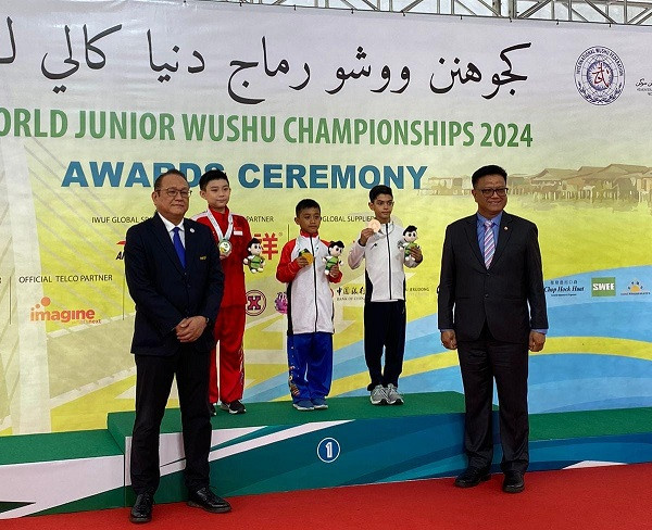 Zivan Abimanyu Raih Emas Kedua, Tiga Atlet Sanda ke Final Kejuaraan Dunia Wushu Junior 2024