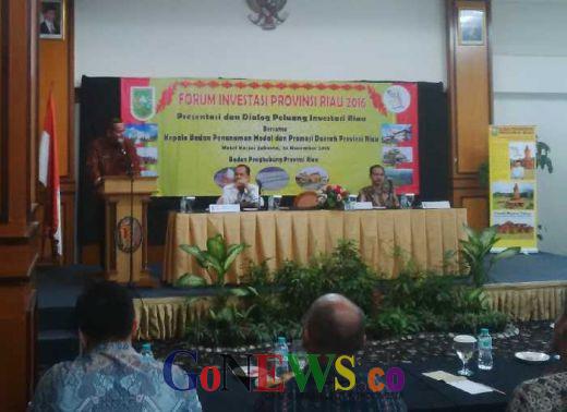 Forum Investasi Provinsi Riau, Dorong Para Investor Tanamkan Modal Usaha di Bidang Pariwisata