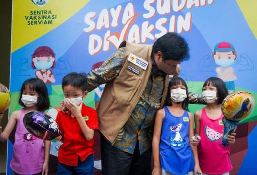 Menko Airlangga: Kuartal Pertama 2022 Vaksinasi Anak Ditargetkan Tuntas untuk Percepat Sekolah Tatap Muka