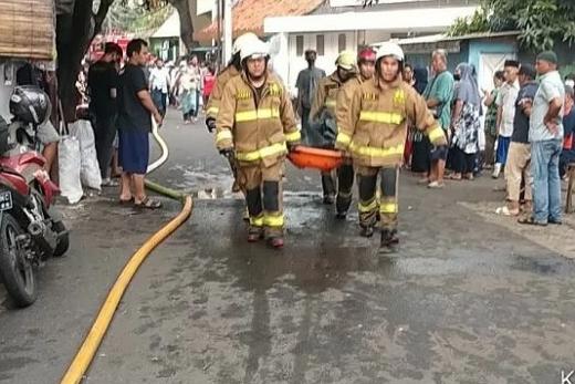 Rumah Kontrakan Terbakar, 3 Orang Tewas