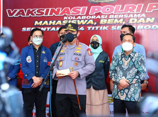 Kapolri Kejar Target Vaksinasi Booster, Pastikan Warga Miliki Kekebalan saat Ramadan