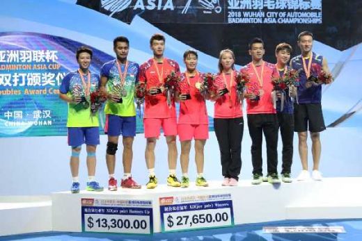 Takluk dari Tuan Rumah, Tontowi-Liliyana Runner Up Kejuaraan Badminton Asia 2018
