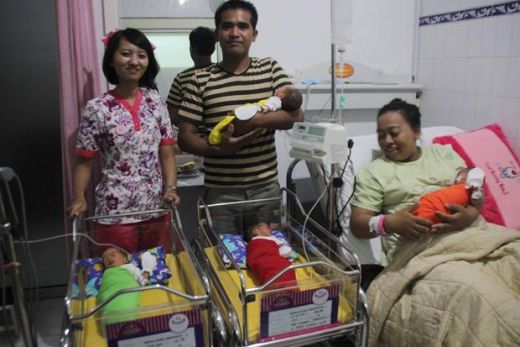 Sari Nuryani Lahirkan Bayi Kembar 4 di Awal Ramadhan