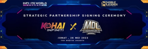 Kohai Infiniti Esports Super App Kerja Sama dengan Moonton Indonesia Dalam Percepat Pengembangan Pemain