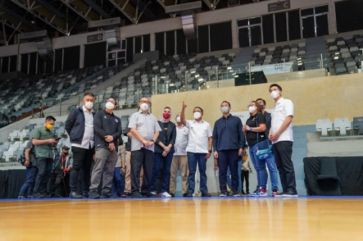 Menpora Amali Pantau Latihan Timnas Basket dan Kesiapan Venue
