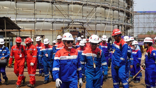 Kunker MWT ke FT Tanjung Gerem Cilegon, Iwan Bule: Terus Kawal Urat Nadi Energi Negeri