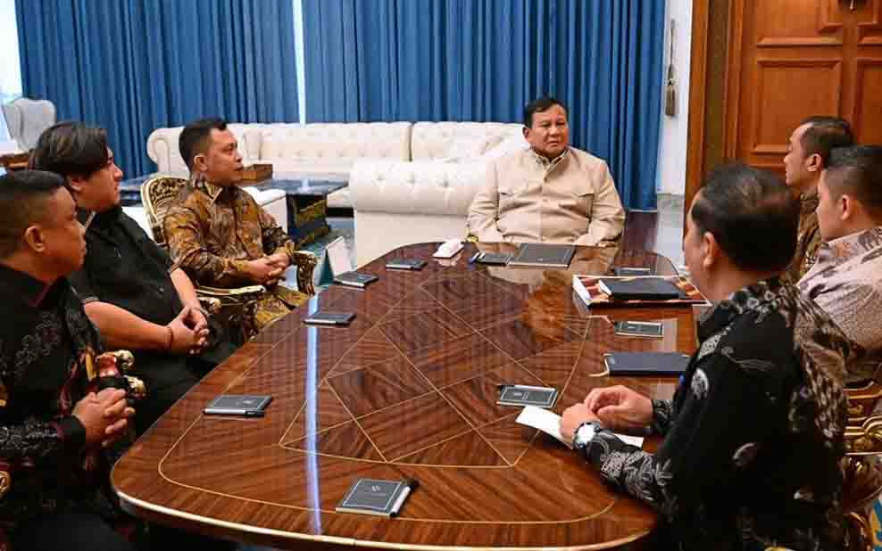 Bahas Rekrutmen dan Karhutla, Panglima Jilah Temui Presiden Prabowo
