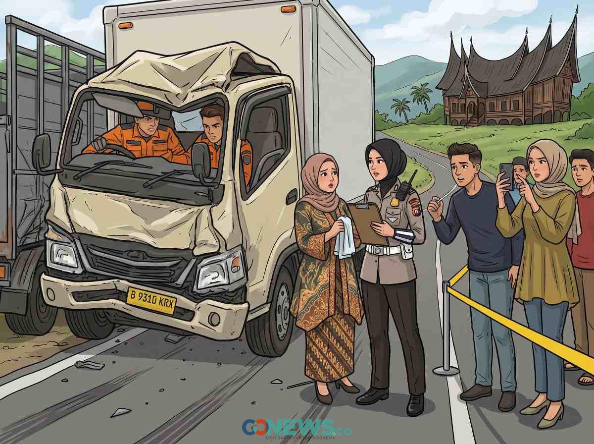 Petaka Rem Blong di Lintas Solok Sumbar, Perjalanan Sopir Asal Rohul Riau Berakhir Tragis