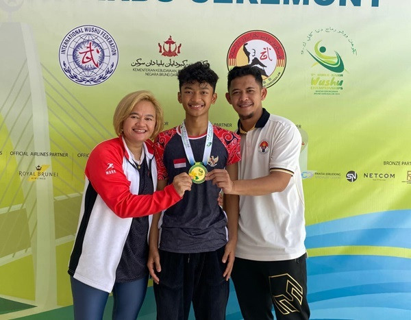 Kejutan, Anak Pelatih Tinju SEA Games Catat Sejarah di Kejuaraan Dunia Wushu Junior 2024