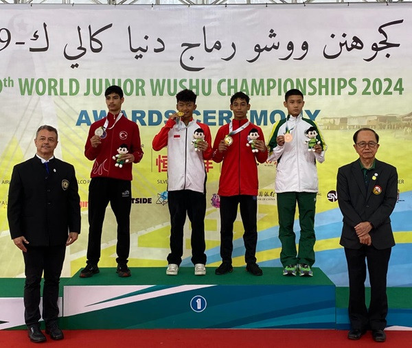 Kiemas Catat Sejarah, Indonesia Runner Up Kejuaraan Dunia Wushu Junior 2024
