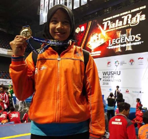 Pengorbanan Mei Atlet Wushu Asal Sumut Ini Akhirnya Berbuah Emas