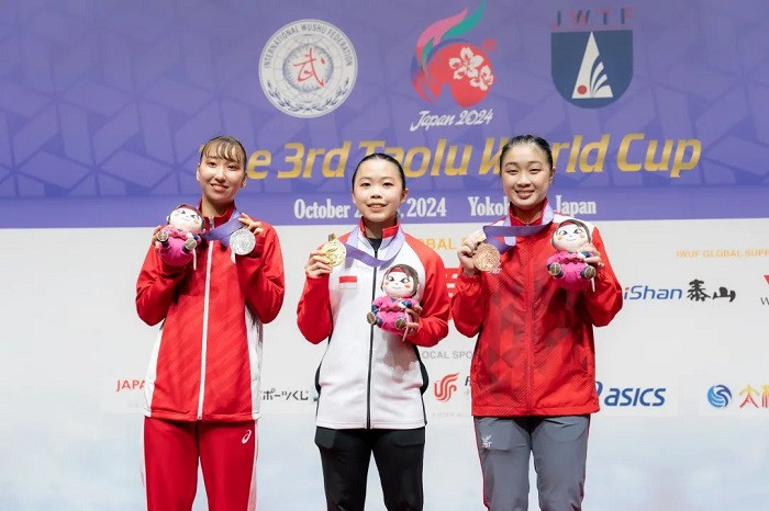 Indonesia Raih 2 Emas, 3 Perak dan 2 Perunggu di Seri Ketiga Kejuaraan Wushu Taolo Piala Dunia 2024, Airlangga Hartarto: Kado buat HSP ke-96