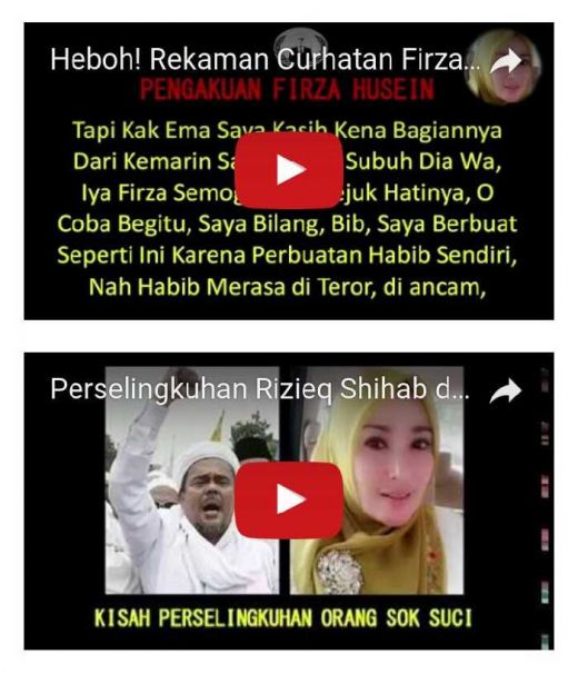 Pasca Heboh Video Pernyataan Firza Husein Tuding Selingkuh, Pendukung Ahok Justru Bela Habib Rizieq