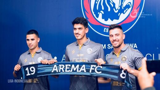 Arema FC Perkenalkan Tiga Pemain Asing