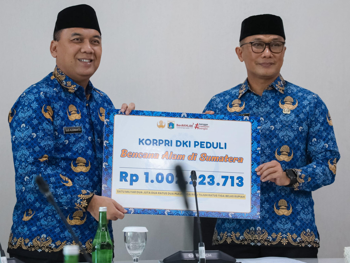 KORPRI DKI Salurkan Bantuan untuk Korban Bencana Sumatra